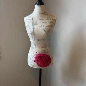 ZARA Pink Beaded Women's Bag